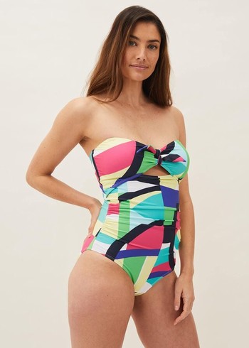 Phase Eight Sedinia Abstract Print Swimwear Multicolor Canada | MKAIEV-459